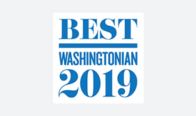 Best Washingtonian 2019 badge